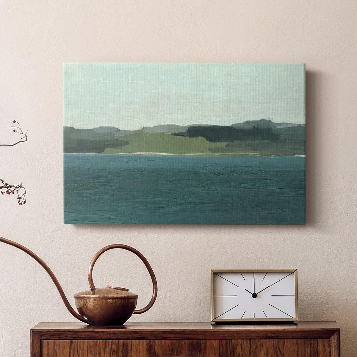 Calming Lake View I - Canvas Art Print