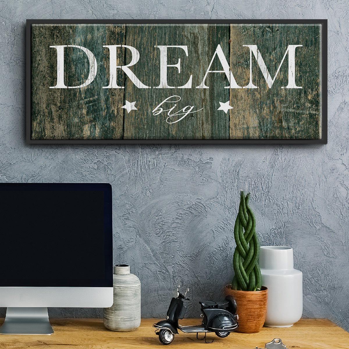 Dream Big - Floater Framed Canvas Print