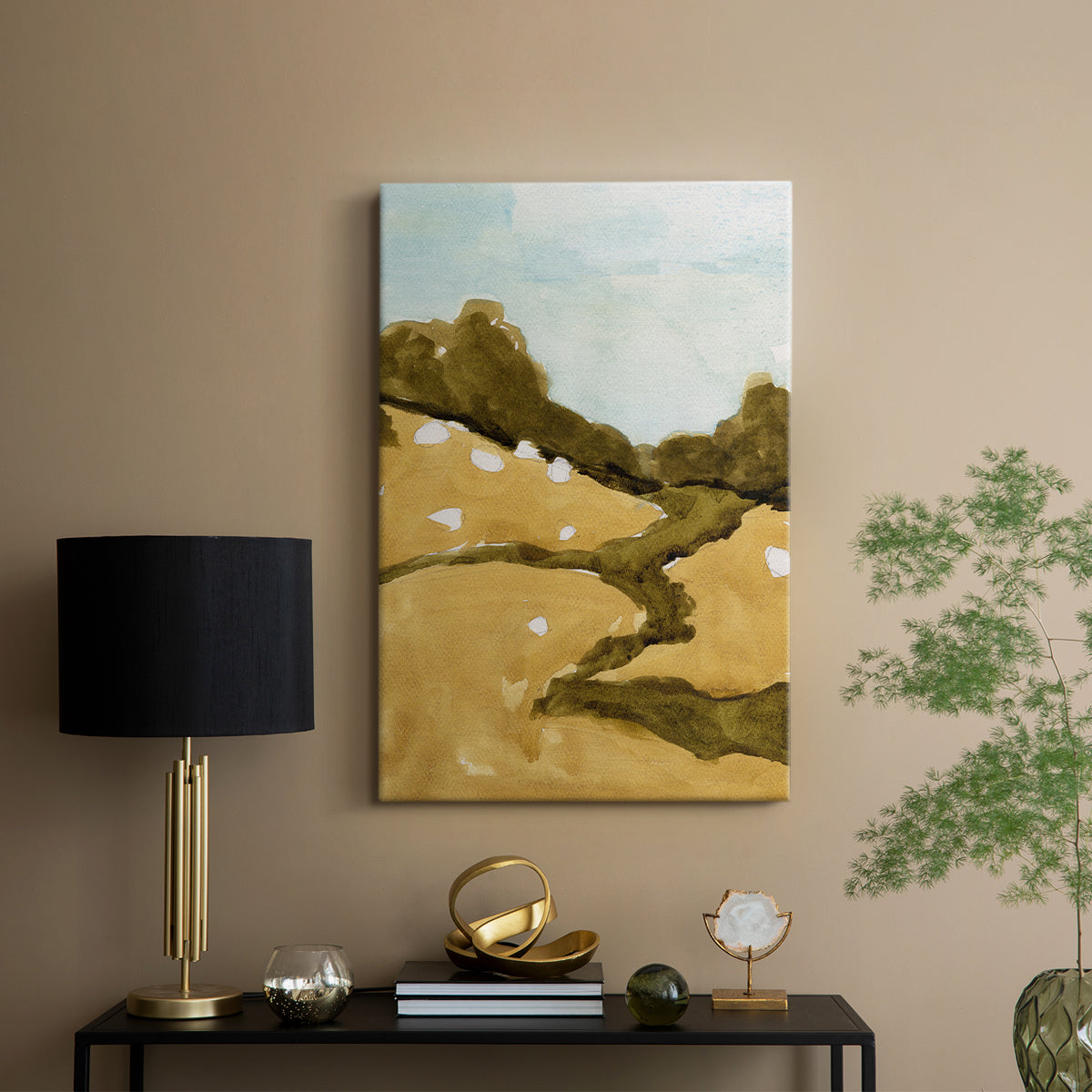 Scattered Sheep II - Canvas Art Print