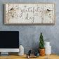 Grateful for this Day - Floater Framed Canvas Print