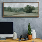 Soft Green Landscape II - Floater Framed Canvas Print
