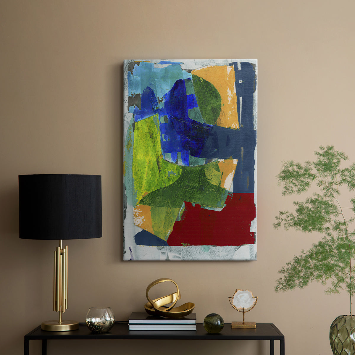 Brights Strokes II - Canvas Art Print