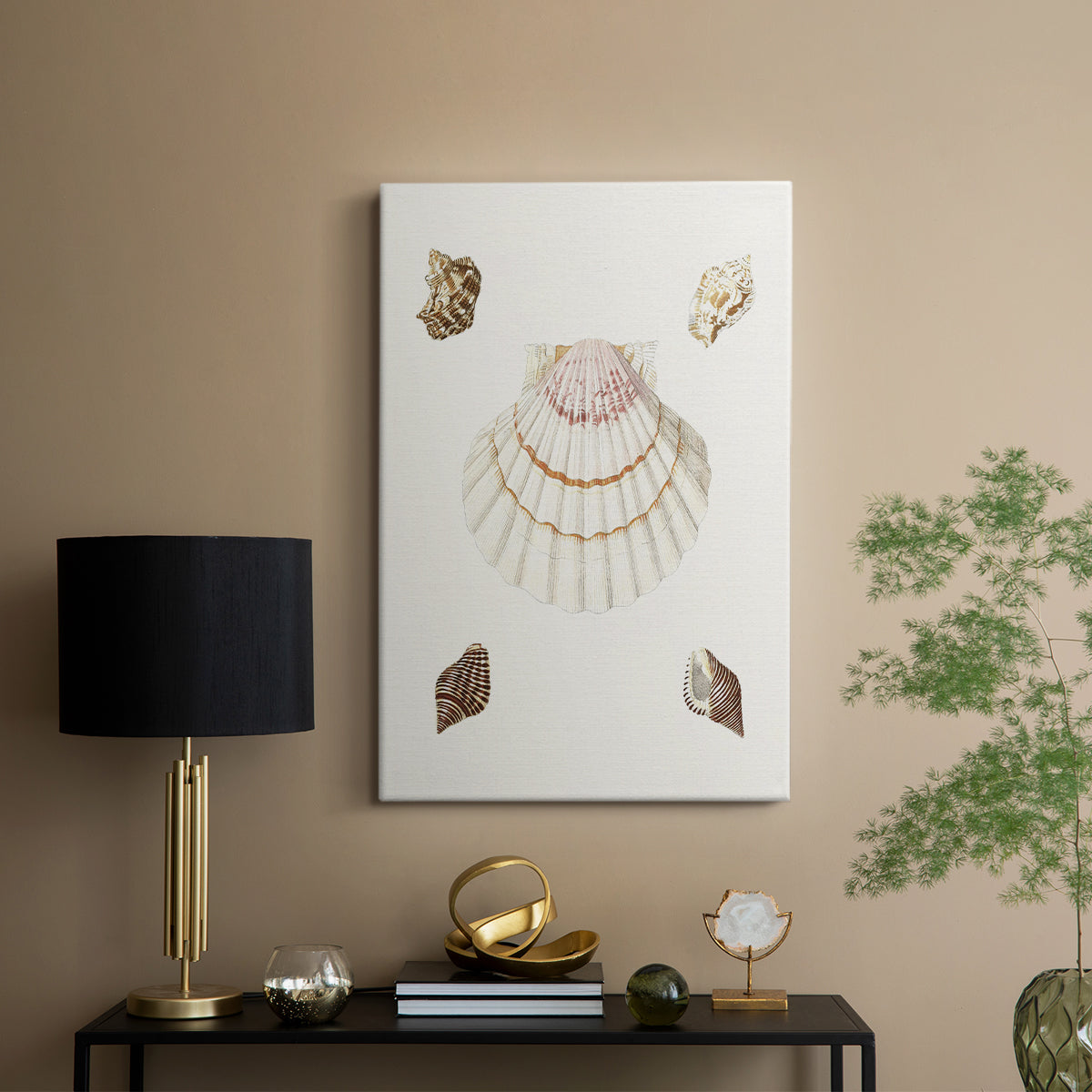 Pastel Knorr Shells IV - Canvas Art Print