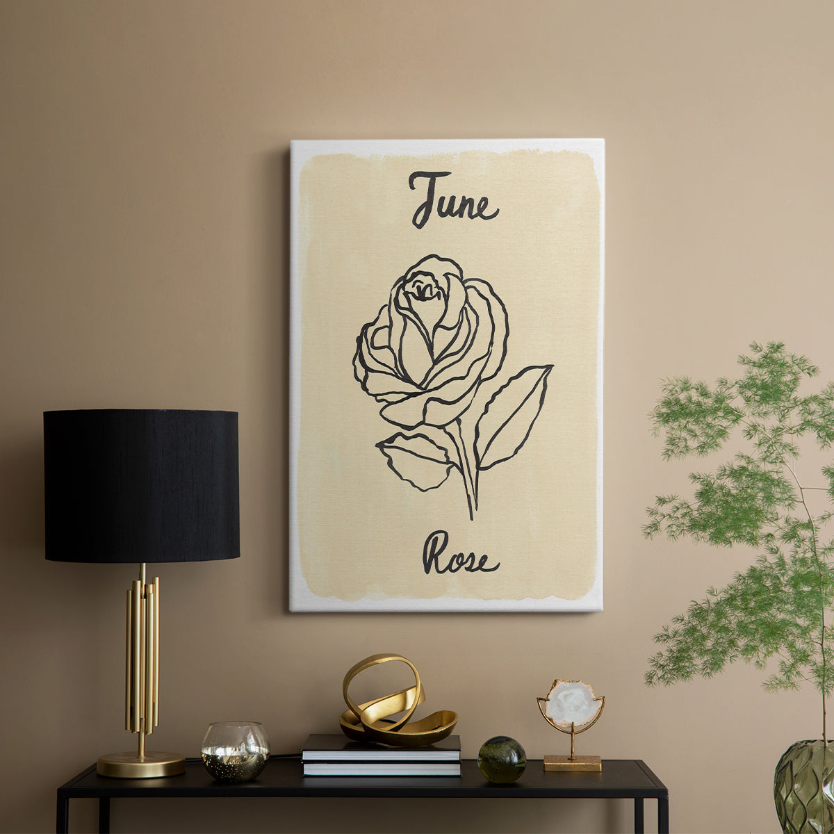 Birth Month VI - Canvas Art Print