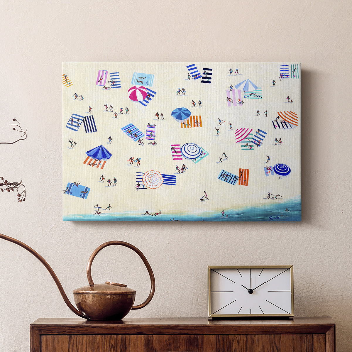 Colorful Beach - Canvas Art Print