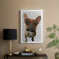 French Bulldog and Heart Glasses - Canvas Art Print