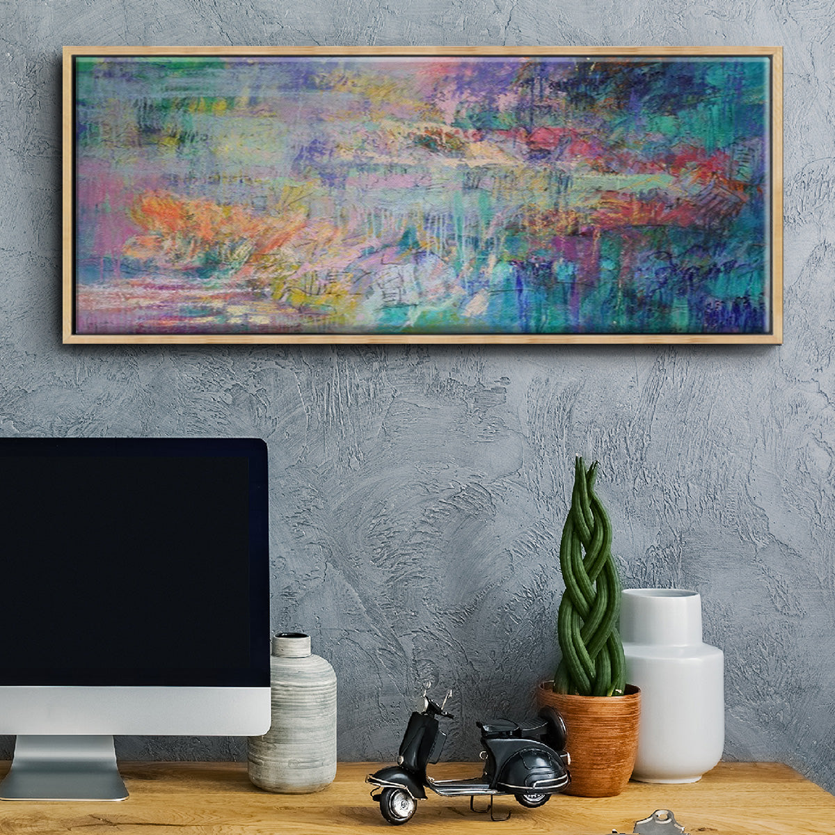 Vespers - Floater Framed Canvas Print