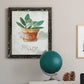 Potted Sage - Premium Canvas Framed in Barnwood - Ready to Hang