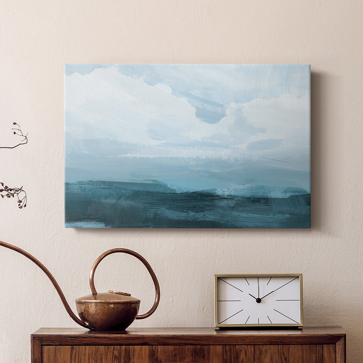 Azure Rising III - Canvas Art Print