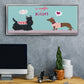 Valendogs Collection C - Floater Framed Canvas Print