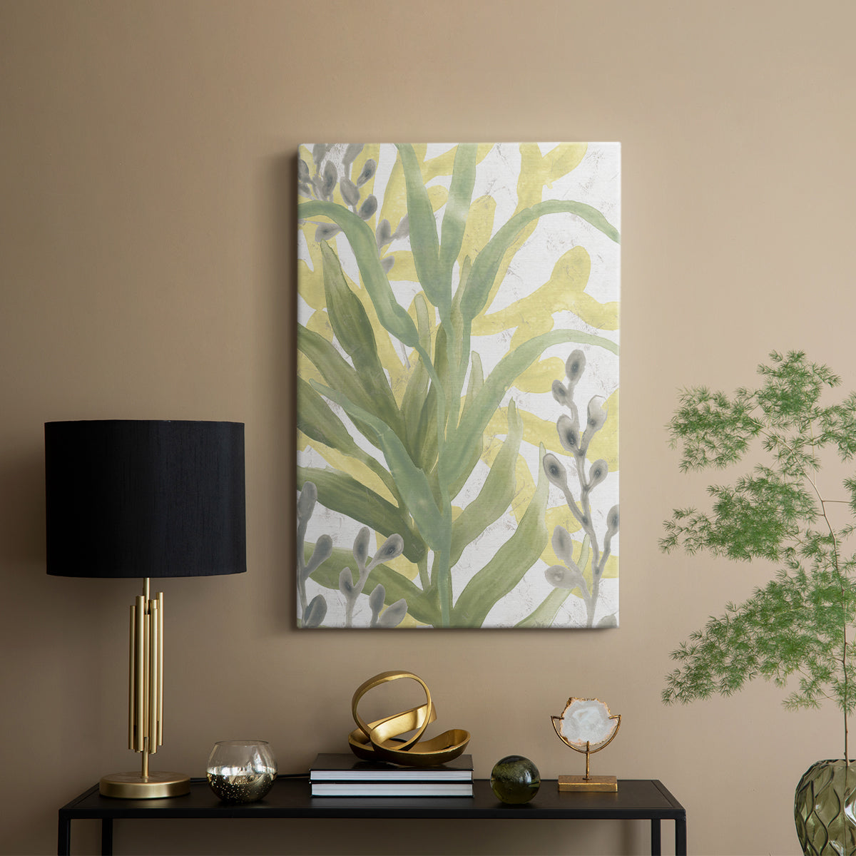 Sea Grass Fresco IV - Canvas Art Print