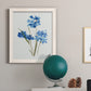 Blue Blossom Botanical I - Premium Canvas Framed in Barnwood - Ready to Hang