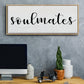 Soulmates - Floater Framed Canvas Print