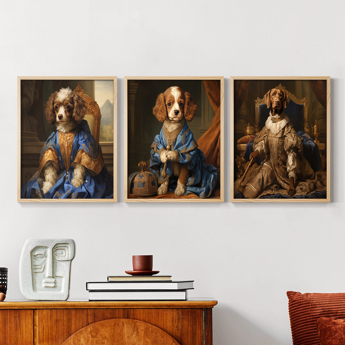 Royal Animals Series LIX - Restickable Framed Art Set