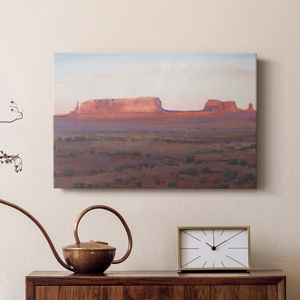 Red Rocks at Dusk I - Canvas Art Print