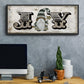 Winter Wonderland Friend Joy - Floater Framed Canvas Print