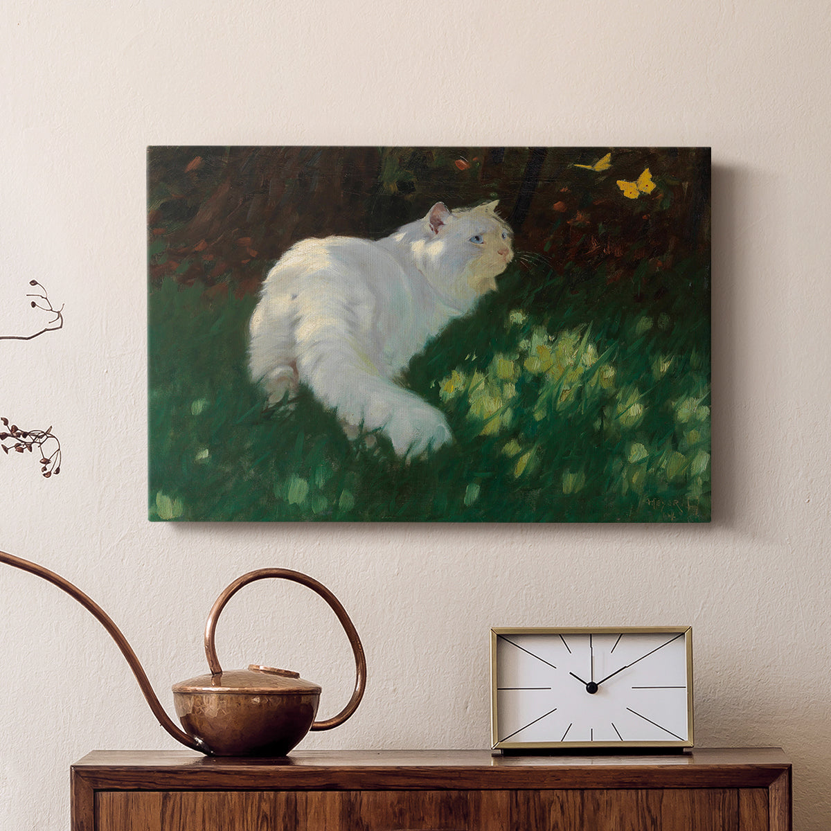 Vintage Kitty XXXVIII - Canvas Art Print