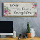 Love and Laughter - Floater Framed Canvas Print