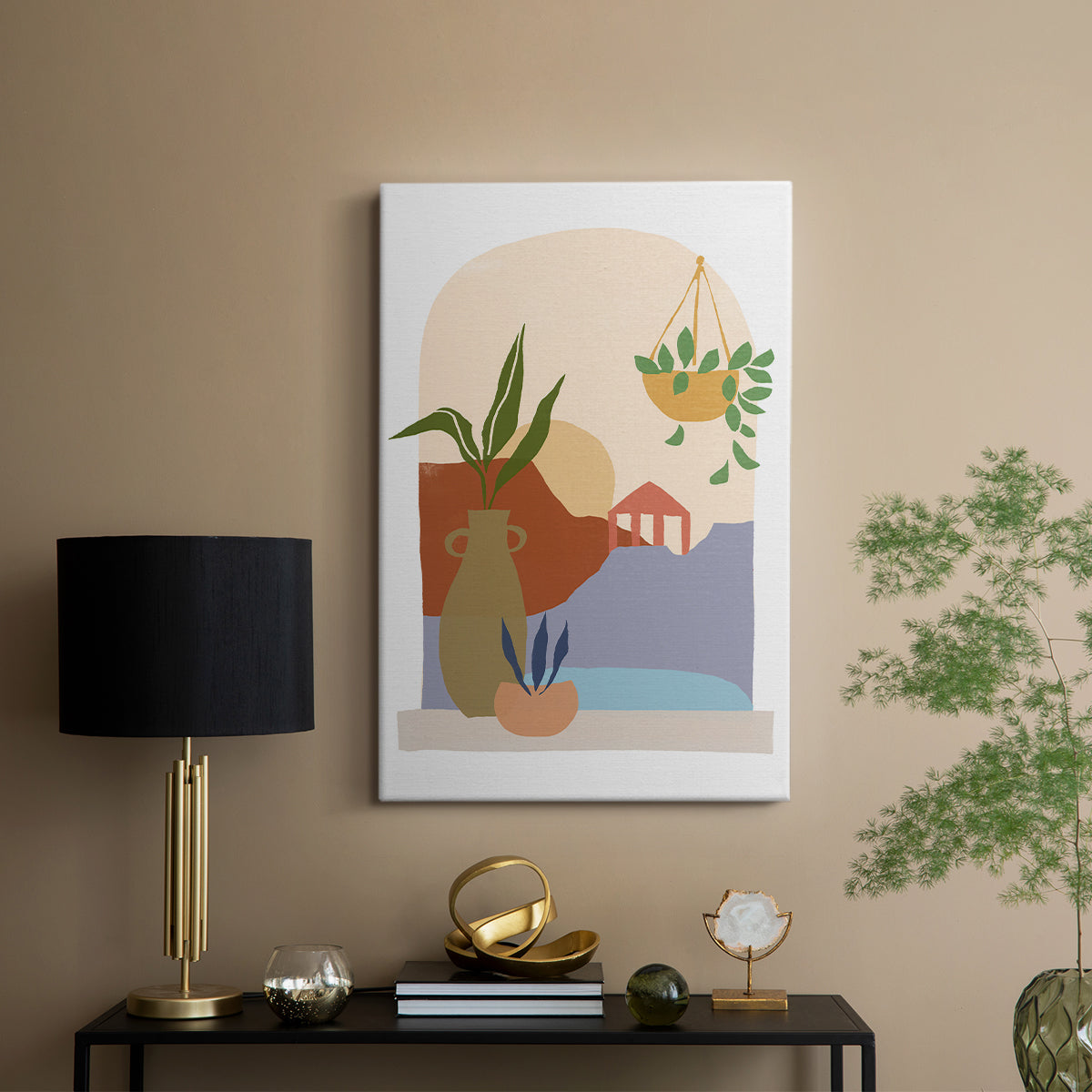 Paper Scene II - Canvas Art Print