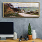 The Road at Vétheuil, 1878 - Floater Framed Canvas Print