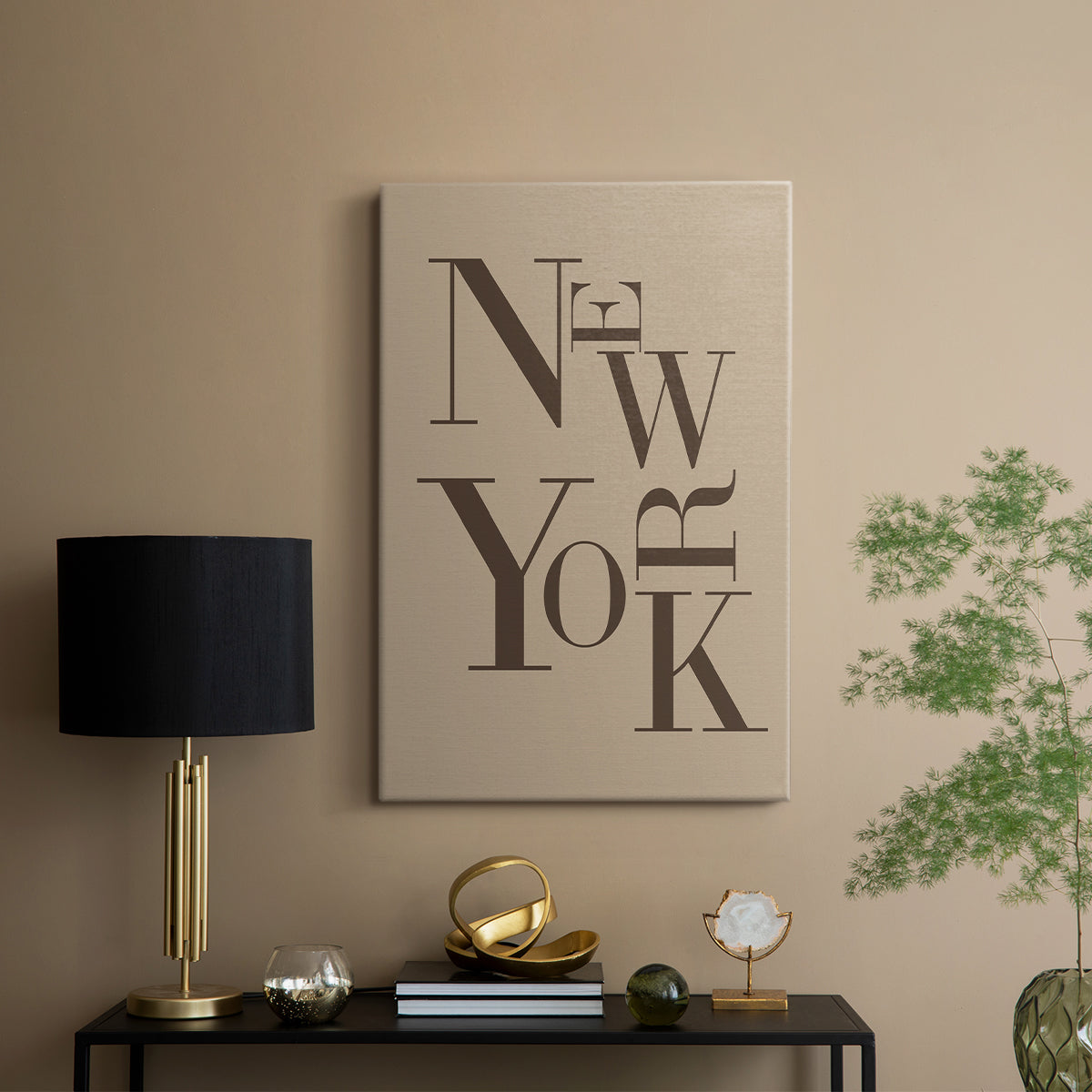Neutral City Center Type I - Canvas Art Print