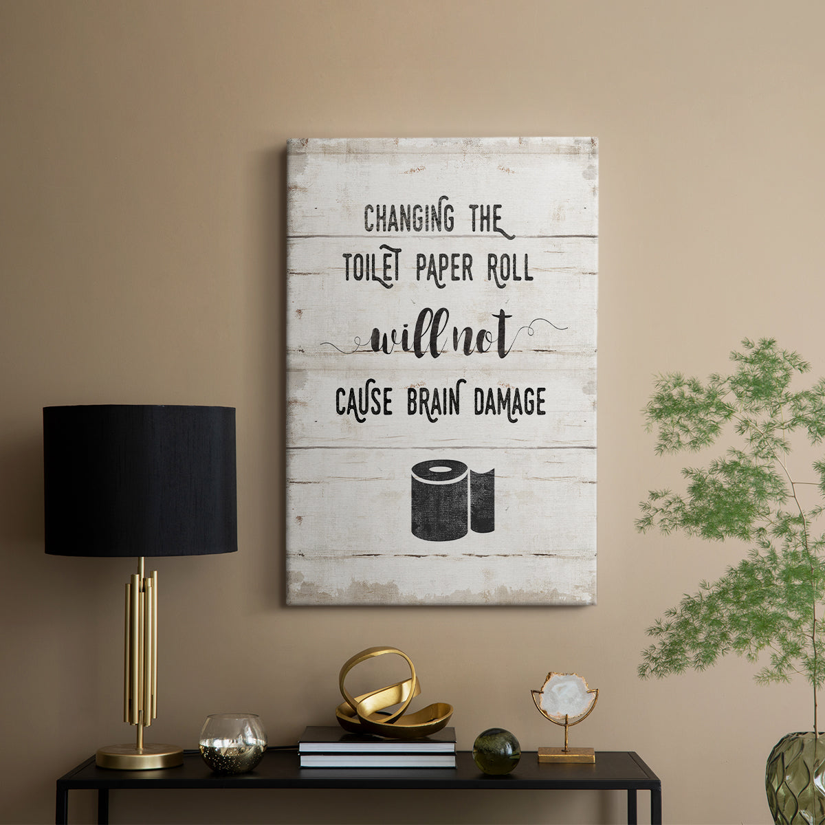 Changing the Roll - Canvas Art Print