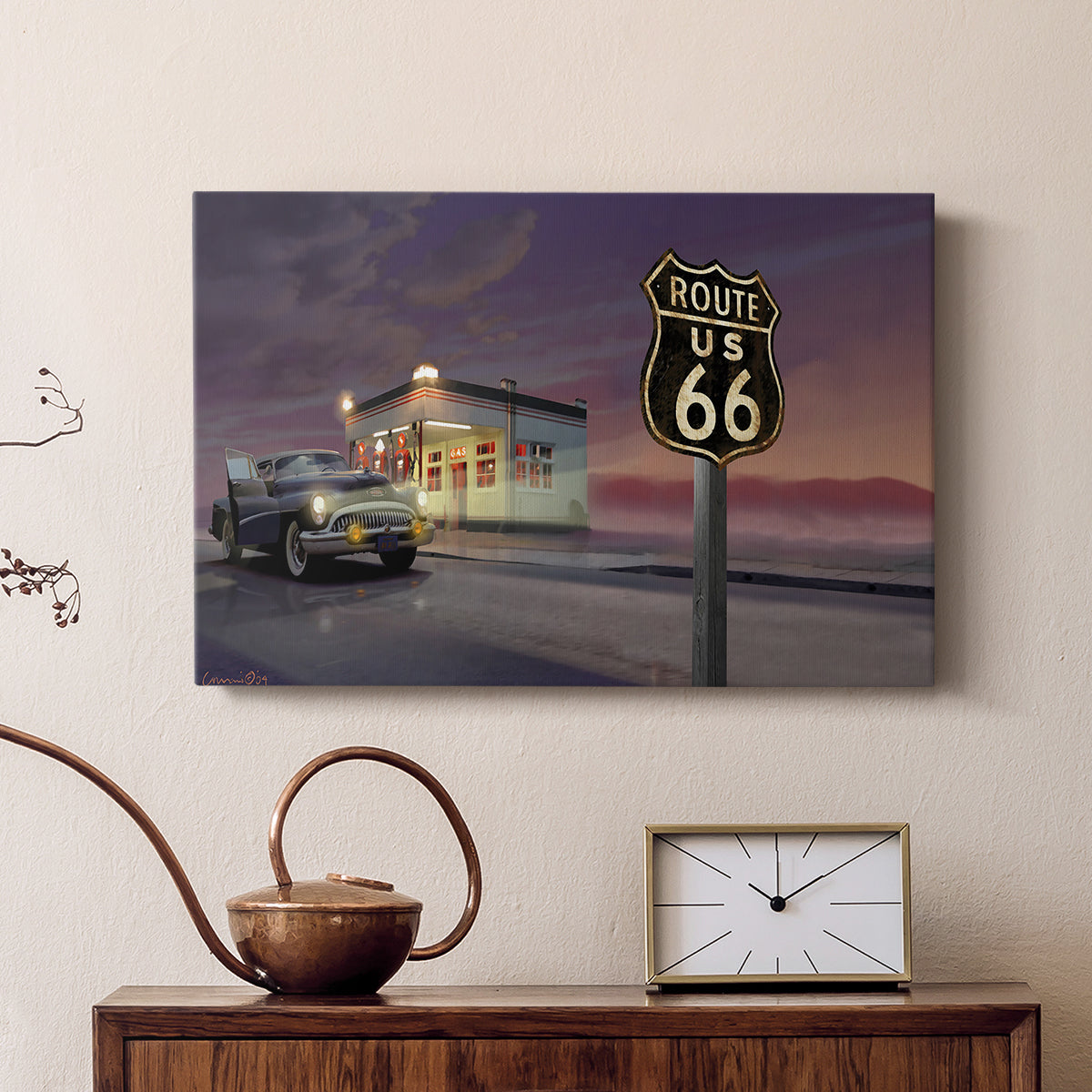 Route 66 - Canvas Art Print