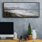 The Beach at Saint Adresse, 1876 - Floater Framed Canvas Print