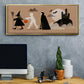 Graphic Halloween Collection D - Floater Framed Canvas Print