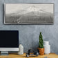 Mount Shasta - Floater Framed Canvas Print