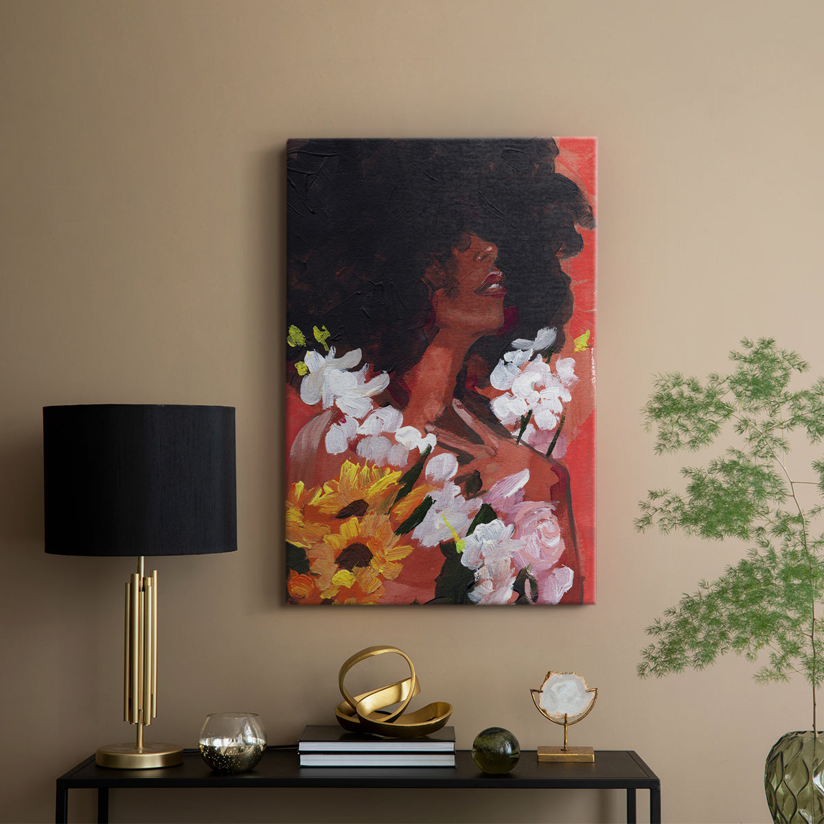 Through the Flowers II - Canvas Art Print