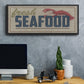 Shoreline Signs I - Floater Framed Canvas Print