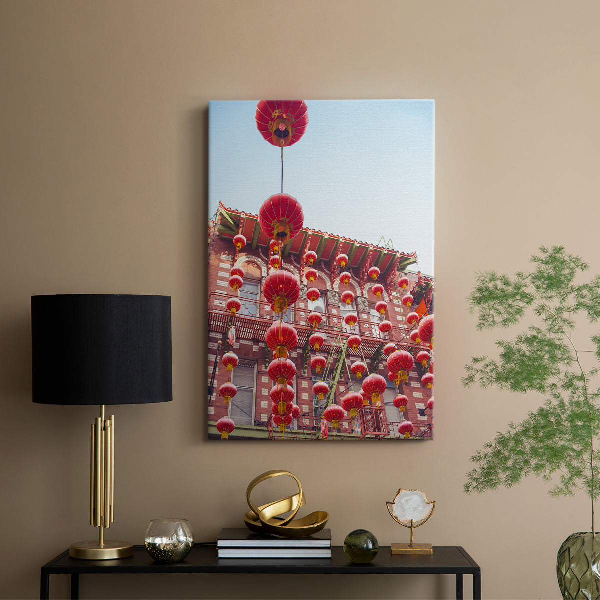 Lovely Lanterns I - Canvas Art Print