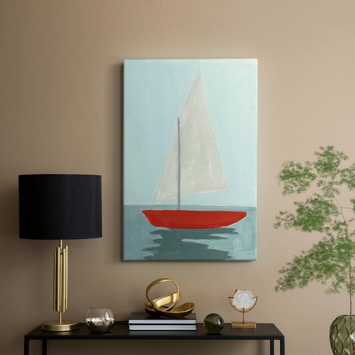 Small Sail II - Canvas Art Print