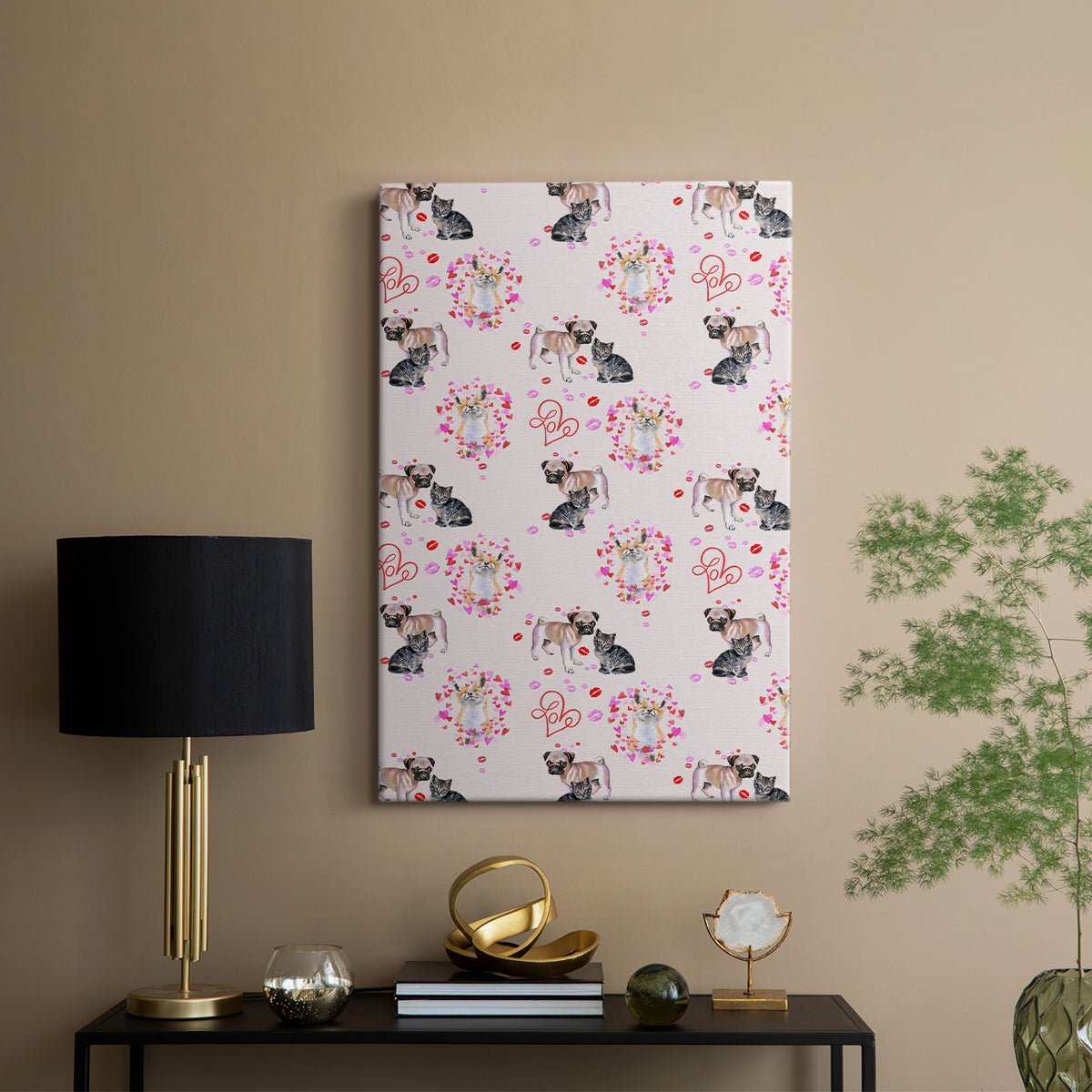 Cute Couture Collection E - Canvas Art Print