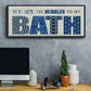 Bath Bubbles - Floater Framed Canvas Print