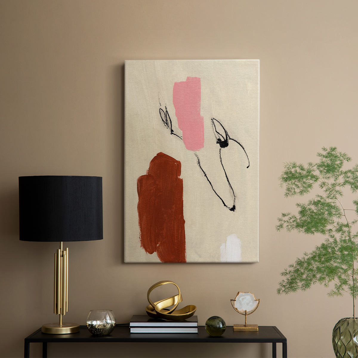 Terra Rosa Abstract I - Canvas Art Print