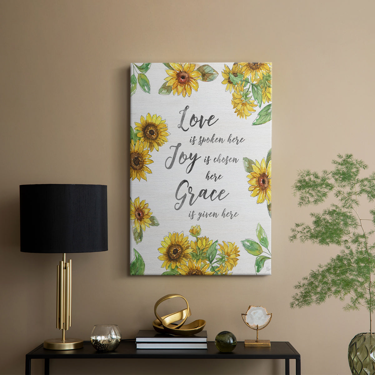 Grace Given Here - Canvas Art Print