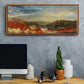 Landscape Study - Floater Framed Canvas Print