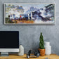 The Europe Bridge Saint Lazare Station in Paris - Floater Framed Canvas Print