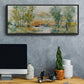 Trees on the Creek II - Floater Framed Canvas Print