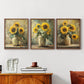 Floral Study Series CLXXI - Restickable Framed Art Set