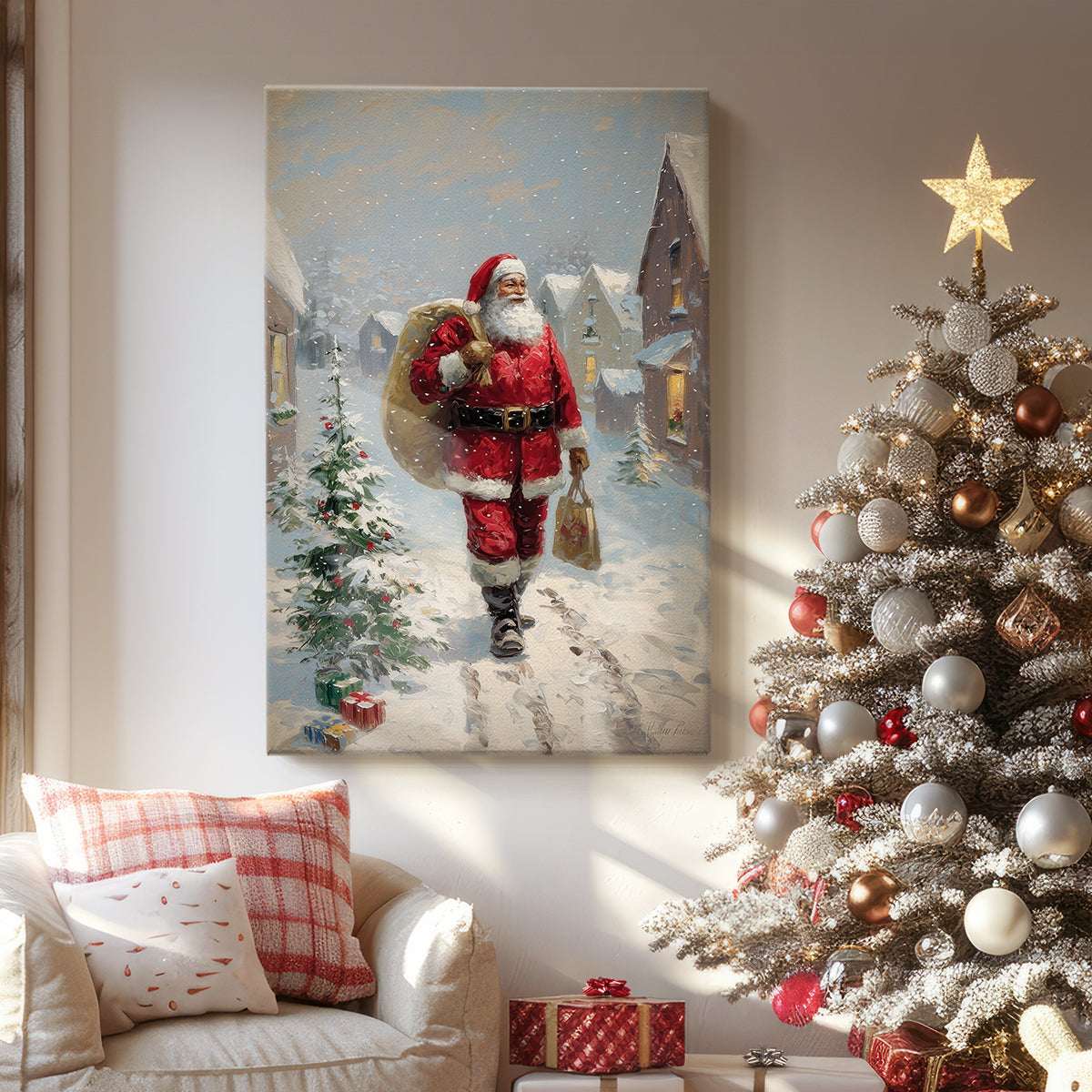 Morning of Pale Winter Blessing - Canvas Art Print