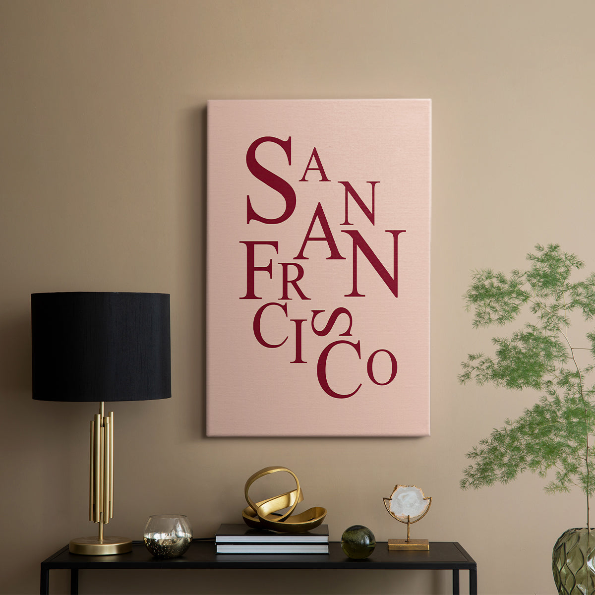 City Center Type II - Canvas Art Print