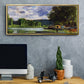 The Banks of the Seine near Jeufosse (Eure), 1880 - Floater Framed Canvas Print