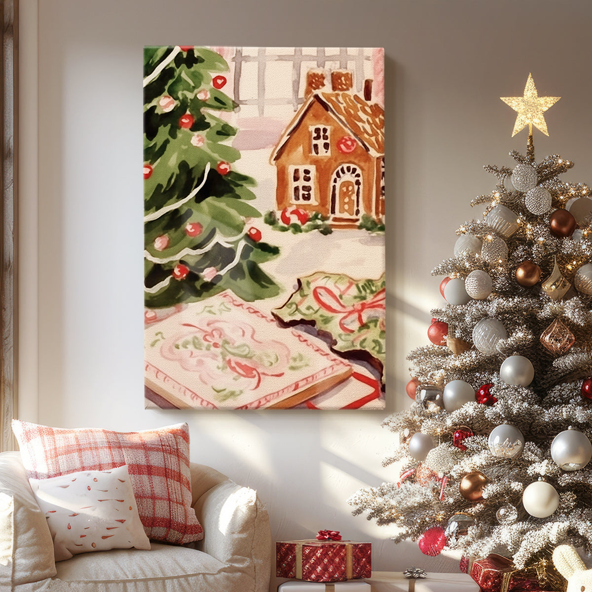 Sugar Wreath of Dusk - Canvas Art Print