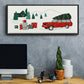 Going to Grandmas Collection D - Floater Framed Canvas Print