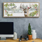 Reindeer Woods - Floater Framed Canvas Print