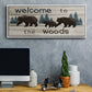 Bears Welcome - Floater Framed Canvas Print