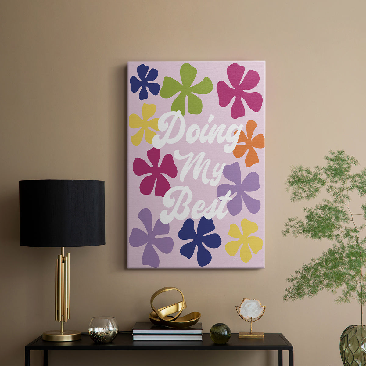 Doing My Best - Canvas Art Print